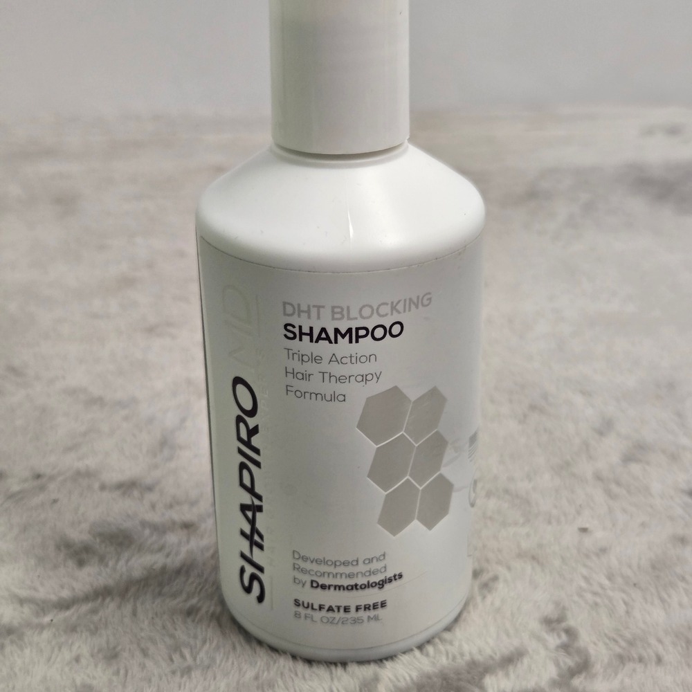 Shapiro MD DHT Blocking Shampoo Triple Action Hair Therapy Formula 8oz 235mL